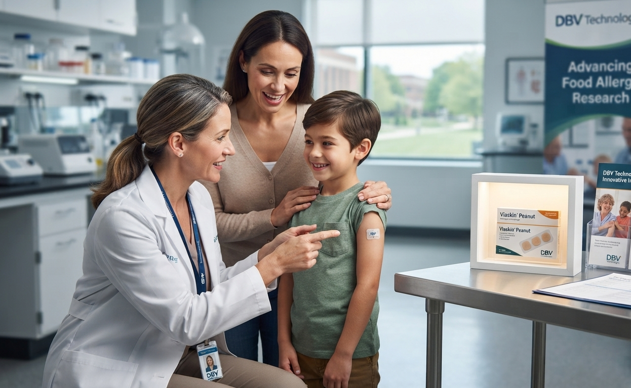 The Viaskin® food allergy treatment patch is being developed in cow’s milk and peanut formats