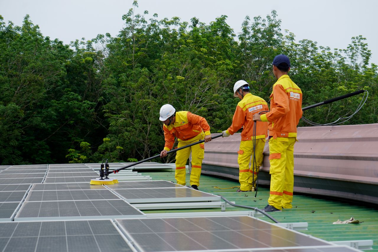 Entretien de panneau solaire par Clean Progress